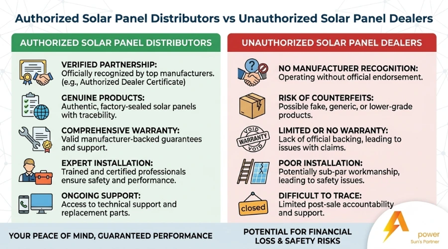 Authorized Solar Panel Distributors vs Unauthorized Solar Panel Dealers What’s the Difference?